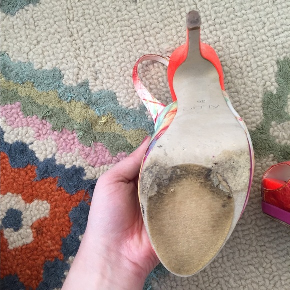 Aldo colorful platform heels S6 - Picture 5 of 6